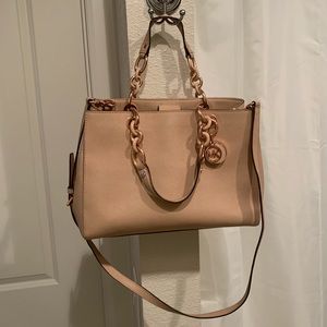 Rose Gold Nude Michael Kors Tote